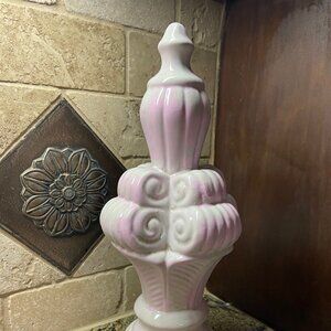 White Ceramic Column Home Decor